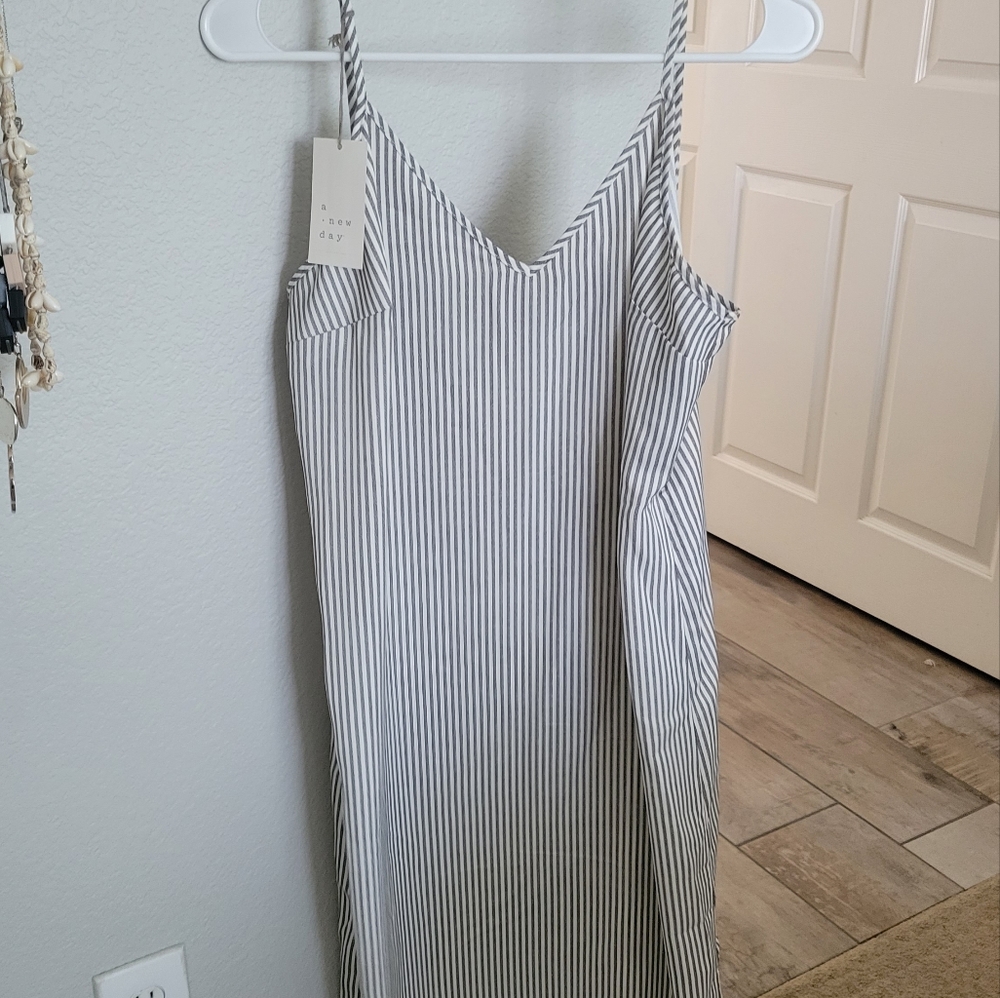NWT A New Day Striped Slip Dress